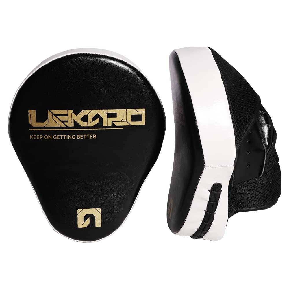 Punching Mitts, Curved Boxing Pads Training Hand Target for MMA Muay Thai, Dojo, Sparring