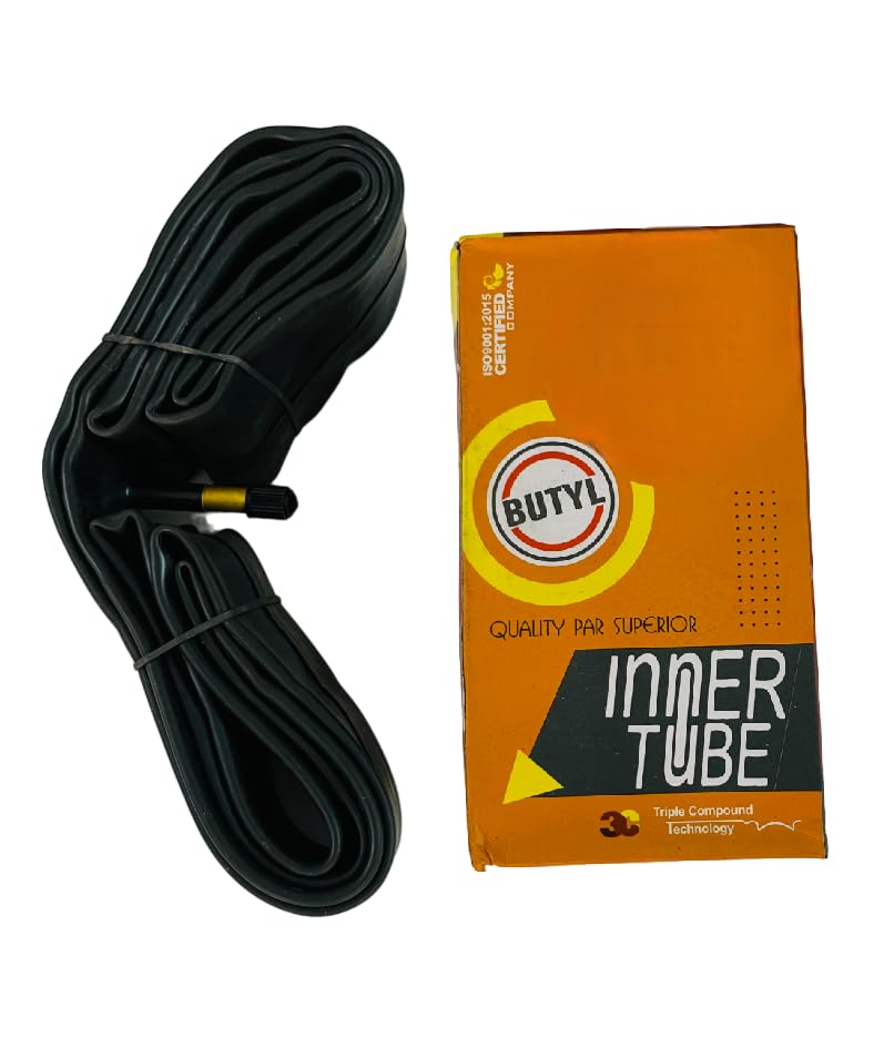 Cycle Tube Schrader Valve Moulded in Multisize Butyl Rubber Bicycle Tire Tube (27X2.10)-image-25