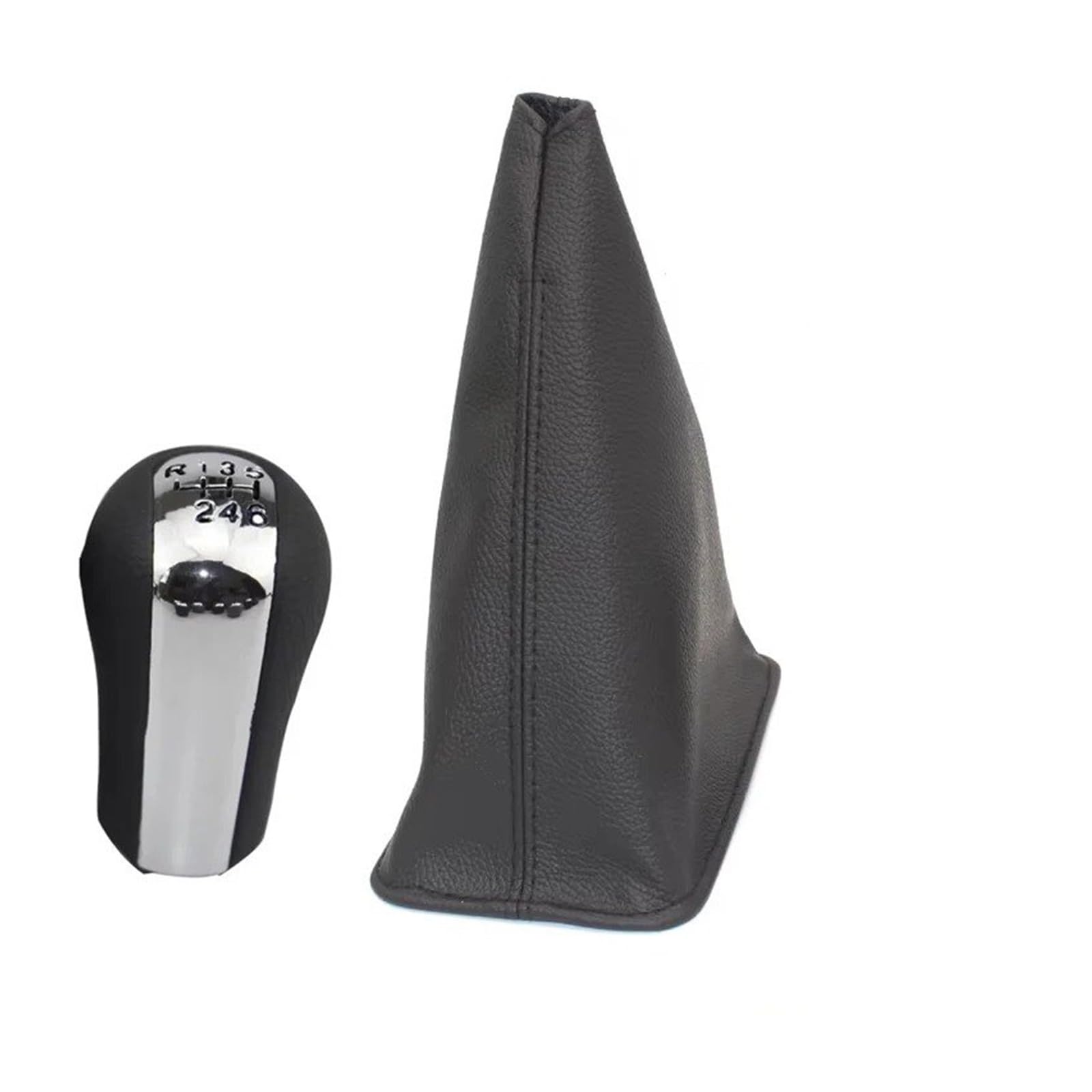 Vavgkdkpzb B-Dust-Proof 6Speed A Shifter Lever Handle For Toyota For Yaris For Vitz 1999-2005 Car Gear Shift Knob Lever Handball Dust Gaiter(B-Dust-Proof 6Speed A)