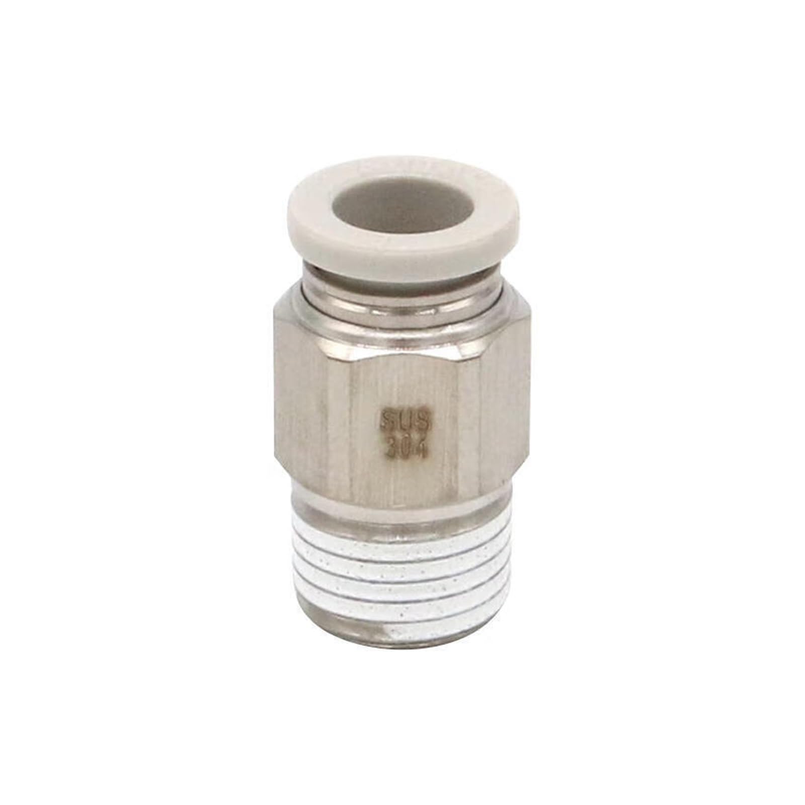 Roscado recto PC1202-S conector neumático de 12mm para tubo rígido y flexible