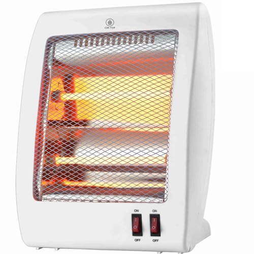 Reviews de Calentador para Cuarto para comprar online. 36 CM-TOP Calentador Electrico Para Hogar Blanco,127V Calefactor Electrico de Cuarzo,2 Niveles de Calor,Max 800w,Protección Contra Sobrecalentamiento y Vuelco,Adecuado para Hogar,...