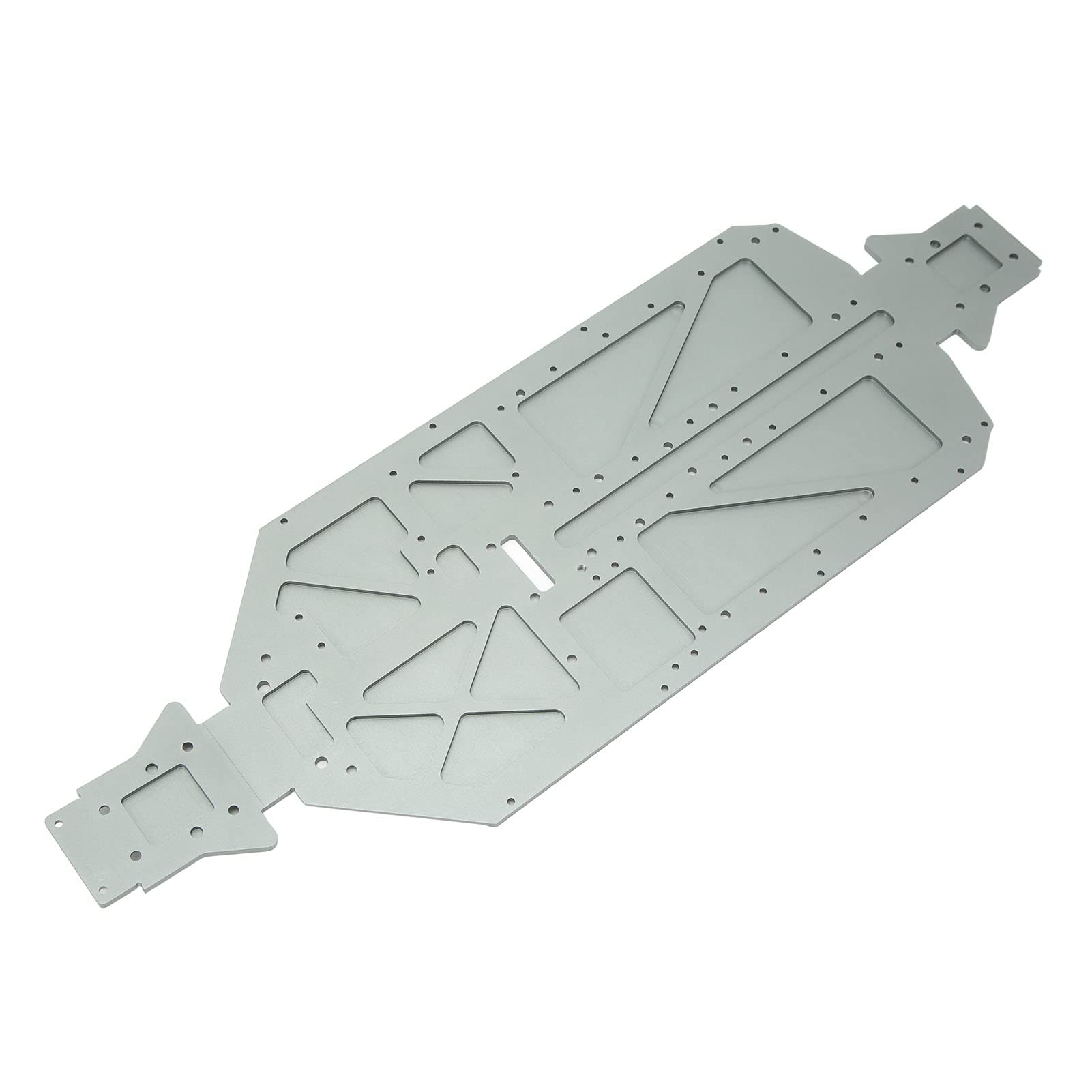 Hochfeste RC-Chassisplatte, CNC-Bearbeitung, Wirksamer Schutz für ZD Racing 07 1/7 Modellautos 19,57 X 6,42 Zoll