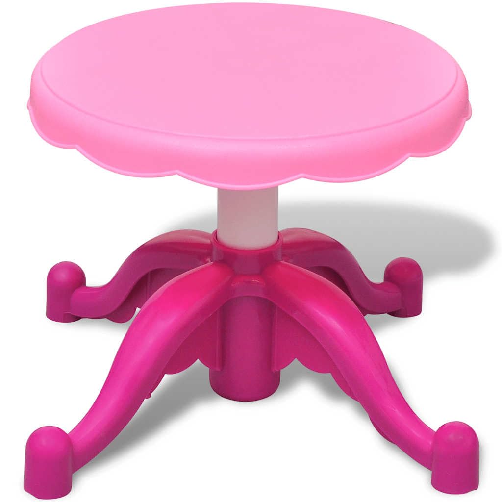 Home Garden - Mesa de tocador de pie con 3 espejos para niños con luz/sonido