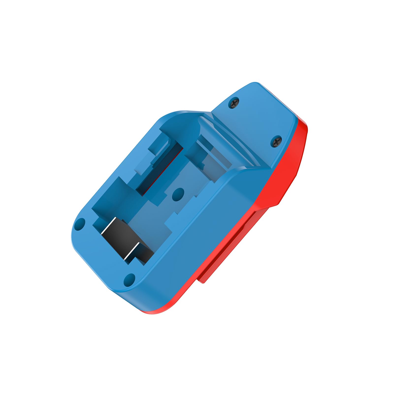 1 adaptador para herramientas Bauer de 20 V, compatible con baterías DeWalt & Hercules de 20 V, sin función de carga (Nota: inserta completamente la batería DW en el adaptador, sin huecos para un uso