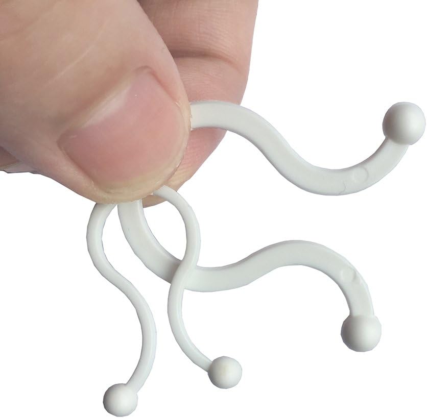 50 Pack PP Twist Ties,Reusable Cable Ties Assorted SIZE (D