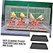 Yardwe Dog Crate Tray Replacement Leakproof Plastic Cage Pan for Small Dogs Rabbits and Birds Easy to Durable Design for Pet Cages and Kennels