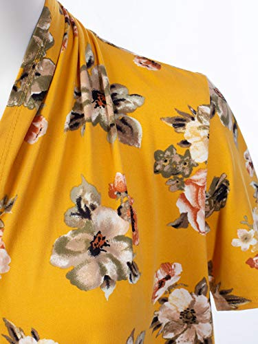 Image of MixMatchy Women's Lightweight Short Sleeve Draped Open Front Cardigan Vest