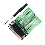 Twinkle Bay DB44 Female Connector to Terminal Block, D Sub HDB44 Breakout Board Signal Module