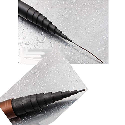 LZH FISHING GEAR Ultra-leichte Angelrute 8-15 Meter Long Pole, Kohlefaser Spinnrute - Geocaching Angel – Bild 7