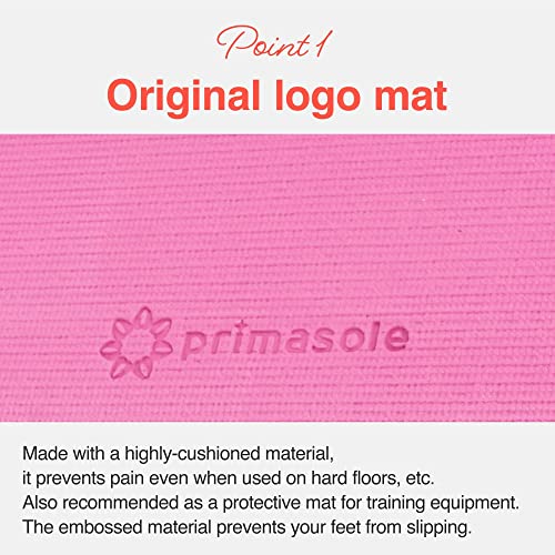 Image of Primasole Yoga Mat with Carry Strap for Yoga Pilates Fitness and Floor Workout at Home and Gym Non-slip 9 colors