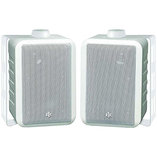 BIC America RTRV44-2W 4" RTR Series Indoor/Outdoor 3-Way Speakers (White)