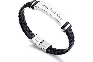 Personalized Leather Bracelet: A Timeless Gift for Fathers