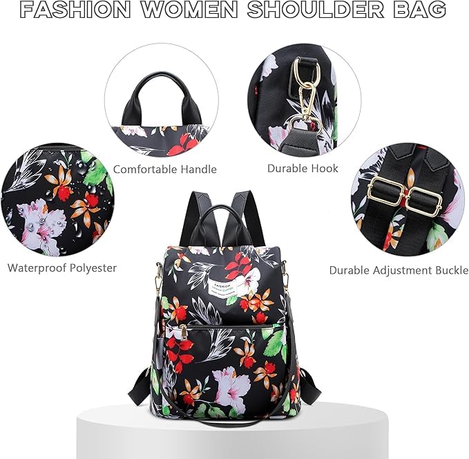 Image of BANQLYN Shoulder Bag for Women Stylish Ladies Messenger Bags Purse and Handbags Wallet Mini Backpack Purse Backpack Girls College Bags