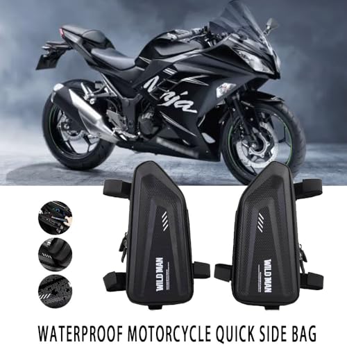 Bolsa lateral impermeable para motocicleta miniatura 2