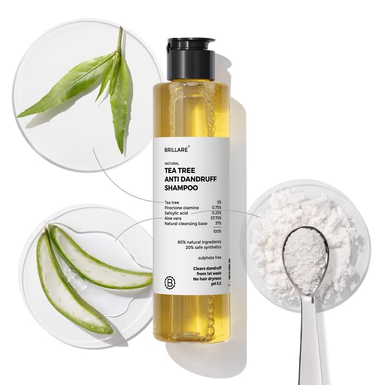 Image of Brillare Tea Tree Anti Dandruff Shampoo - 200ml