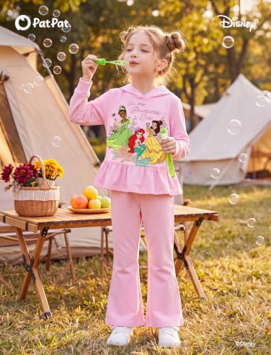 Image of Disney Marvel Outfits for Girls Long Sleeve Hoodie Pants Sets Fall Winter