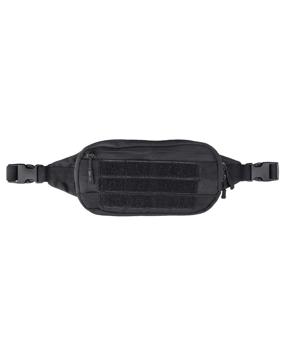 Mil-Tec Men's Molle Belt Bag, black, One Size