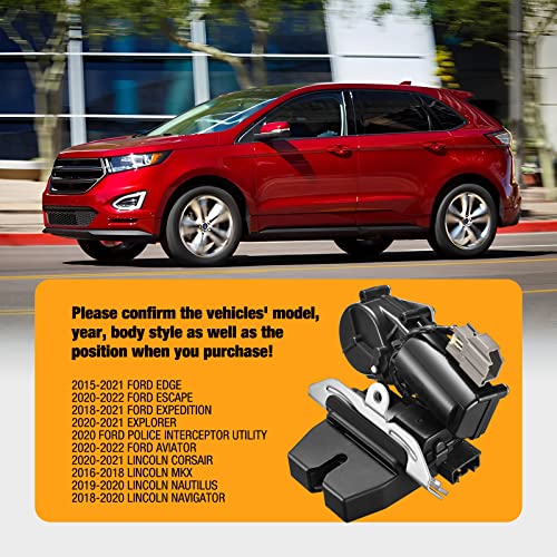 Image of SYERAL Trunk Latch Lock Actuator 931-273 Compatible with Ford Edge Escape Expedition Explorer Aviator, Compatible with Lincoln Corsair MKX Nautilus Navigator