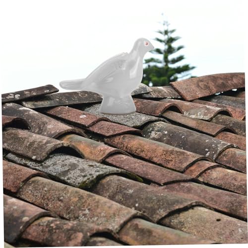Figurine de pigeon résistante aux intempéries pour toit et extérieur - 6