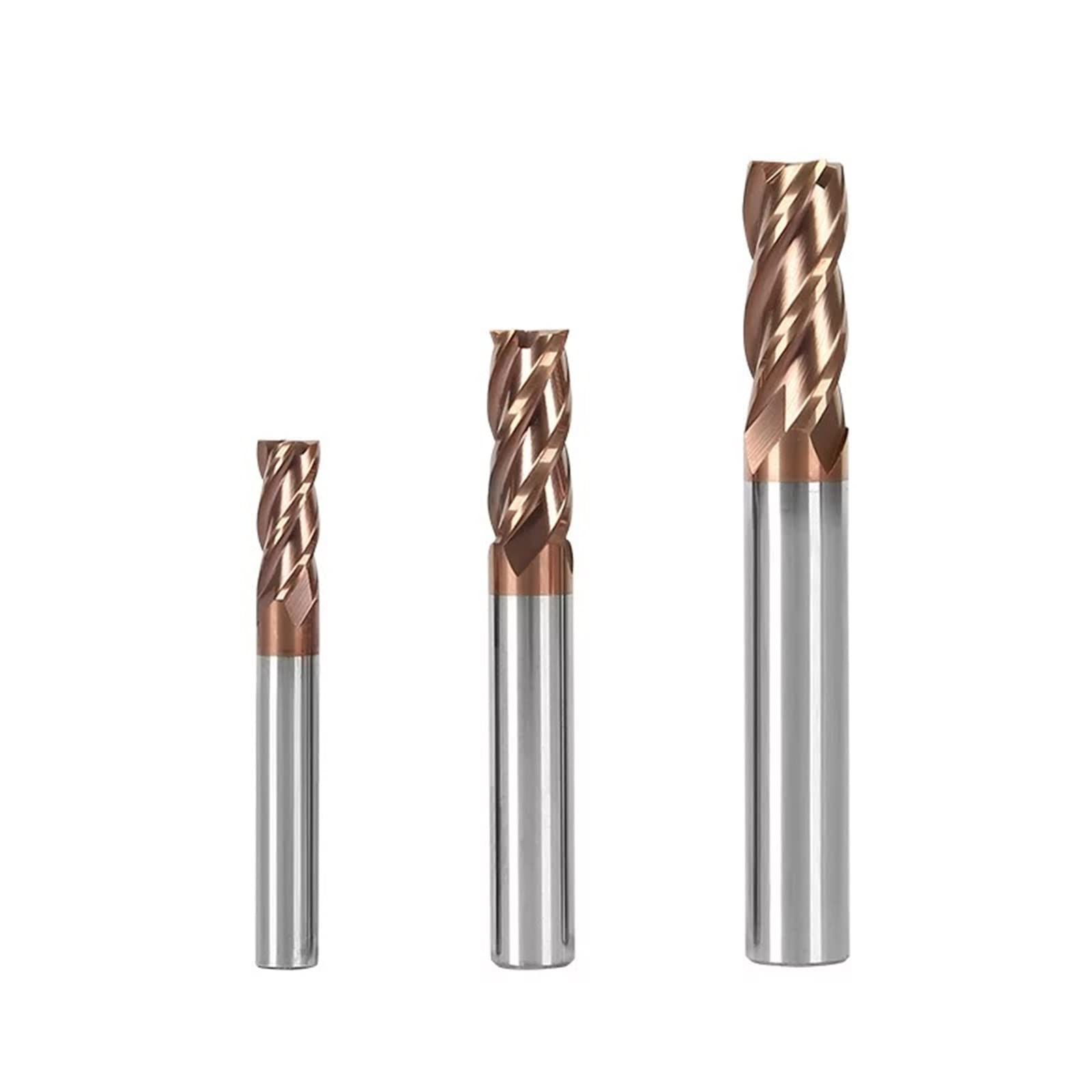 1PC Schaftfräser HRC60 1mm 2mm 3mm 4mm 5mm 6mm 8mm 10mm 12mm Hochwertige 4Flute PVD-beschichtete Hartmetall-Wolframcarbid-Schaftfräser (Size : 12.0x12Dx75L)
