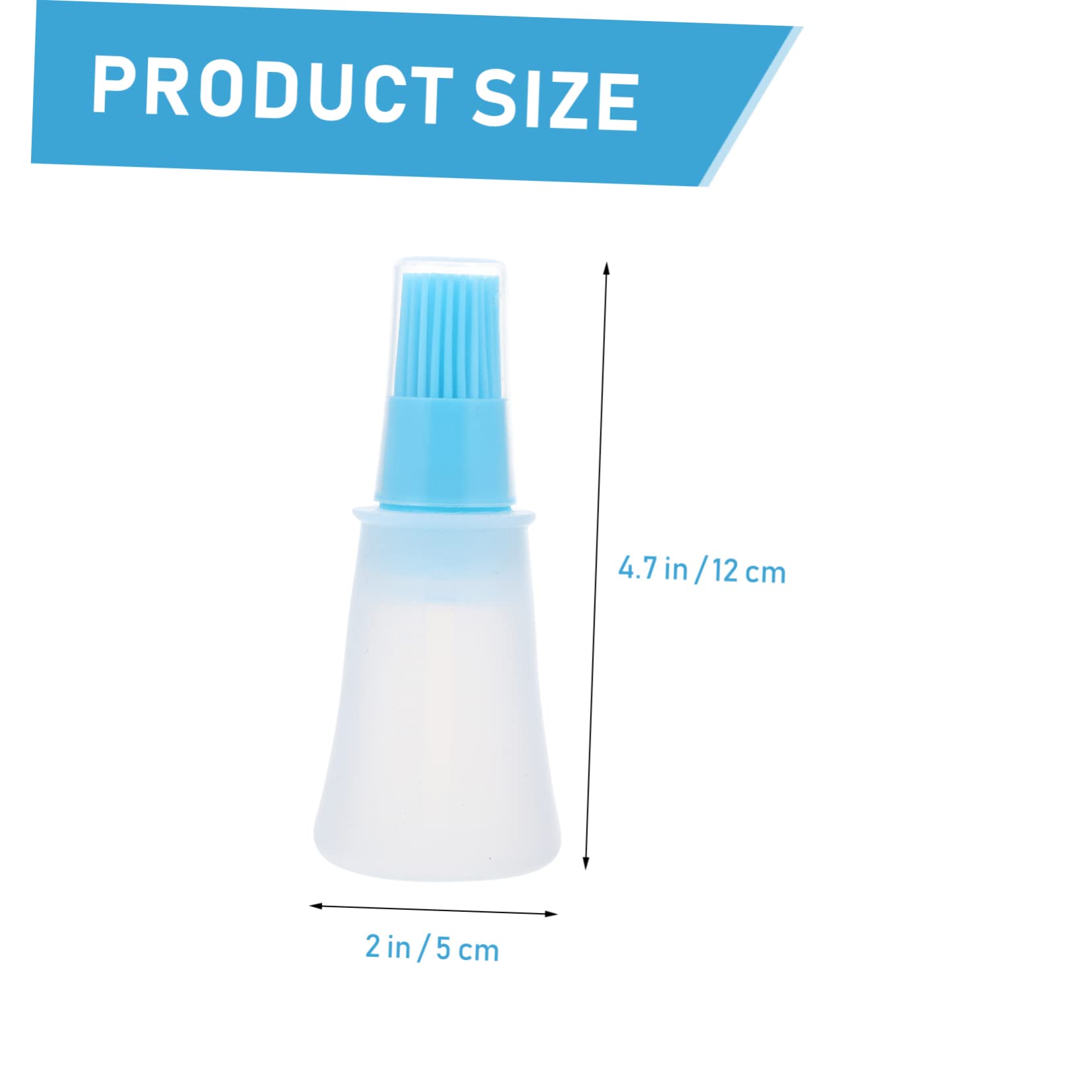 Alipis 3pcs Portable Silicone Oil Brush Bottle High-temperature Resistant Seasoning Brush for Bbq Cooking Baking for Home Kitchen Restaurants and Outdoor Activities