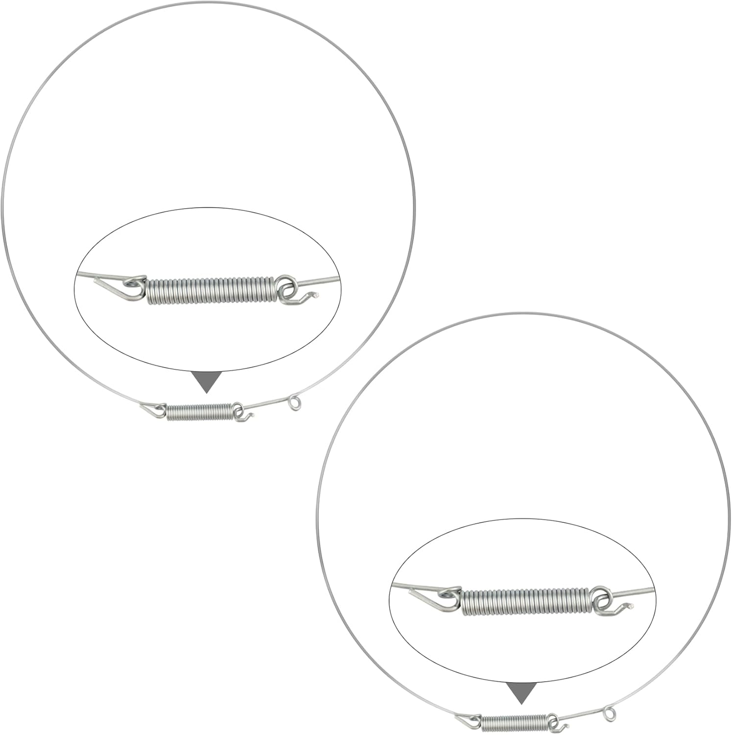 ACA56078801 Washer Clamp for Kenmore, LG, and Maytag Front-Load Washer Door Seal, Boot Seal Retaining Ring – Replaces Part Numbers AP4998833, AH3530864, EA3530864, PS3530864, 2 Pack