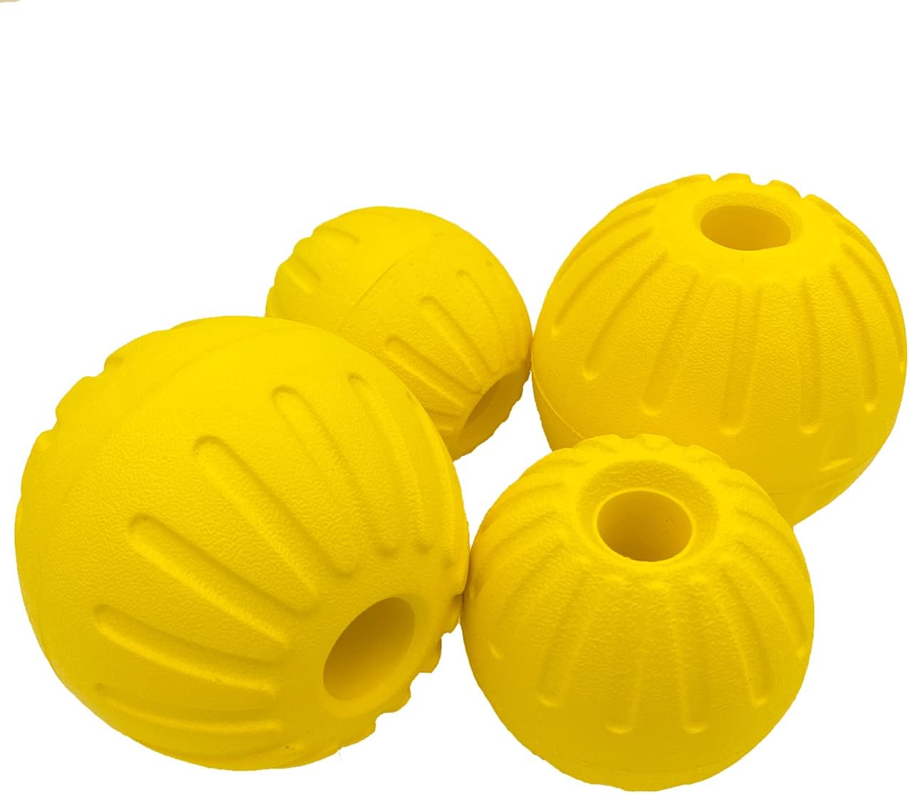 4Pack Dog Balls – Durable Dog Toys for Aggressive Chewers, EVA Foam Dog Balls Float in Water (4pcs 9cm/3.54inch)