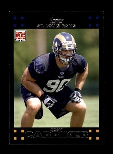 2007 Topps #353 Adam Carriker St. Louis Rams (Football Card) NM/MT Rams Nebraska
