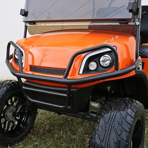 Image of Red Hawk BG-127 Front Brush Guard - Steel Compatible with /Replacement for E-Z-GO Express Golf Carts