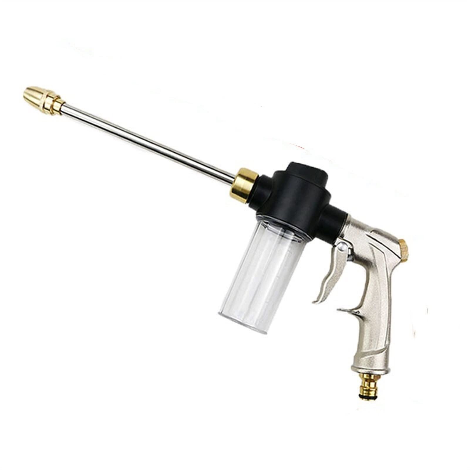 Garden Hose Spray Gun,Garden Water Gun -Foam Pot Water Spray Guns High Pressure Car Wash Sprinkler Hose Nozzle Watering Irrigation Tools(A04)