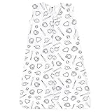 Hudson Baby Unisex Baby Cotton Sleeveless Wearable Sleeping Bag, Sack, Blanket, Baseball, 0-6 Months