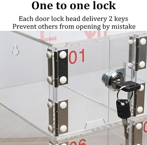 Wall-Mounted Cell Phone Storage Lockers - Secure Device Management Box for Schools & Offices - Organized Charging Station for Classrooms & Workspaces