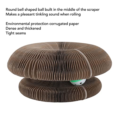 HEEPDD Prancha de arranhão de garra de moagem de gato, almofada de papelão resistente à abrasão arra