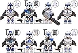 【EINZIGARTIGE MINIFIGUREN】: Dieses Minifiguren-Spielzeugset enthält 8 unterschiedlich gestaltete Charaktere mit verschiedenen Hautfarben, Kostümen und Geschlechtern. Perfekt zum Spielen und Zusammenbauen für kleine Kinder.