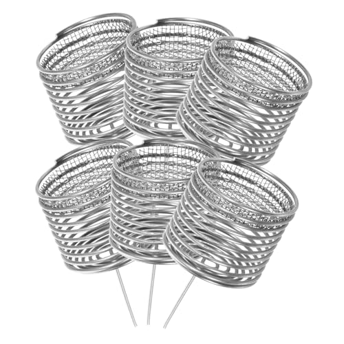 Hemobllo 6piezas Fertilizante Sólido Bonsái Cajas Contenedor Fertilizantes Estante Resistente Al Viento