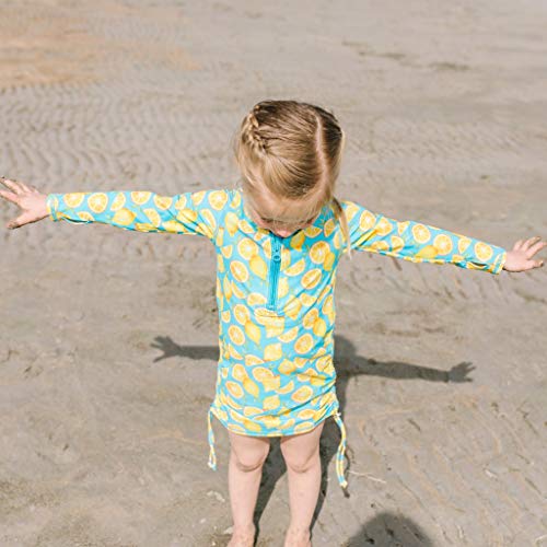 Image of SwimZip Girls' Long Sleeve Swim Dress Cover Up Swimsuit - UPF 50+ Sun Protection