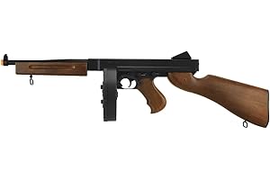 D98 M1A1 WW2 SMG AEG Airsoft Gun: Realistic Toy Tommy Gun with Vintage Style
