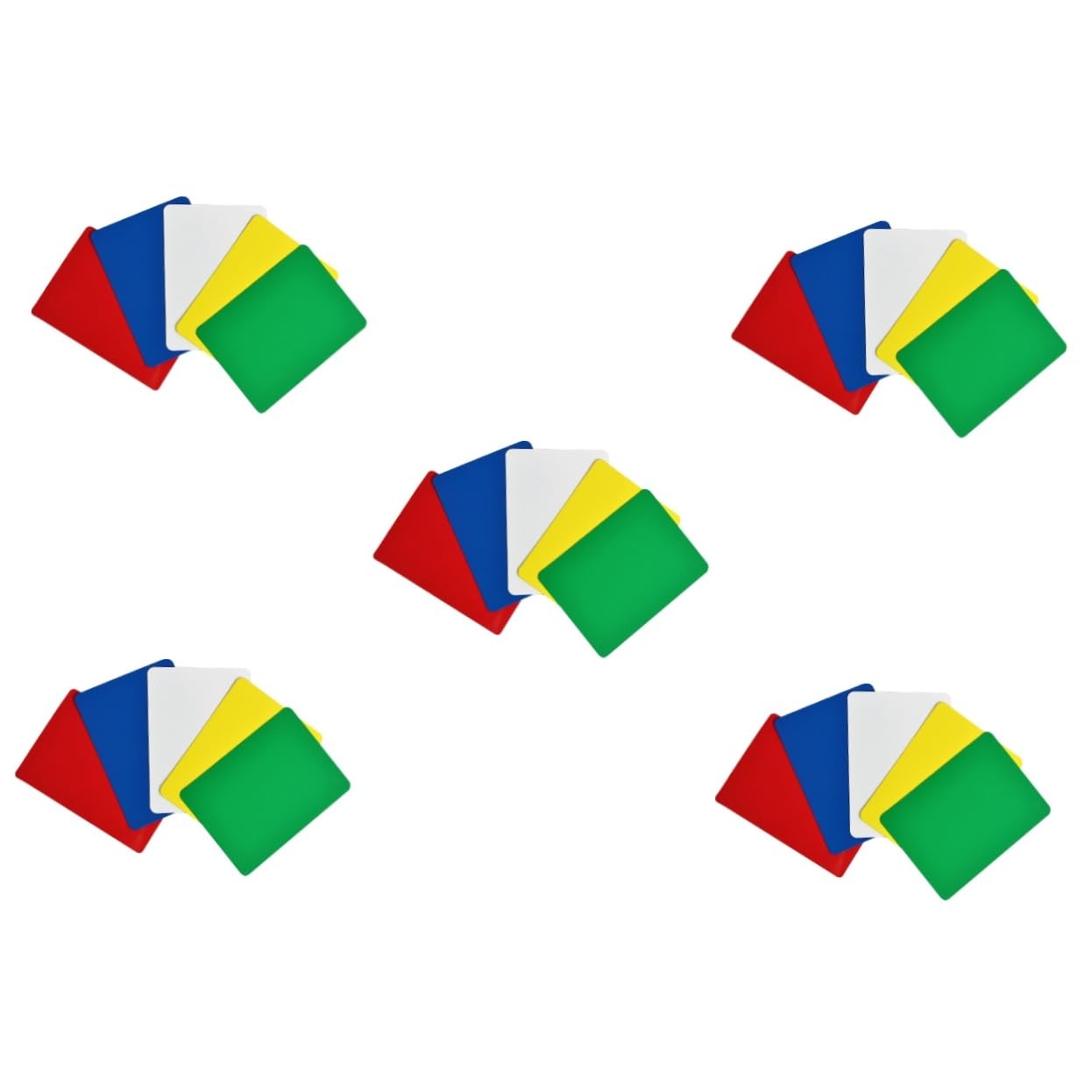 BESPORTBLE 4sets 5pcs Poker Cut Cards Professional Plastic Dispensers for Card Games Easy to Use Accessories for Game Tables for Friends and Family Gatherings 5pcs*4