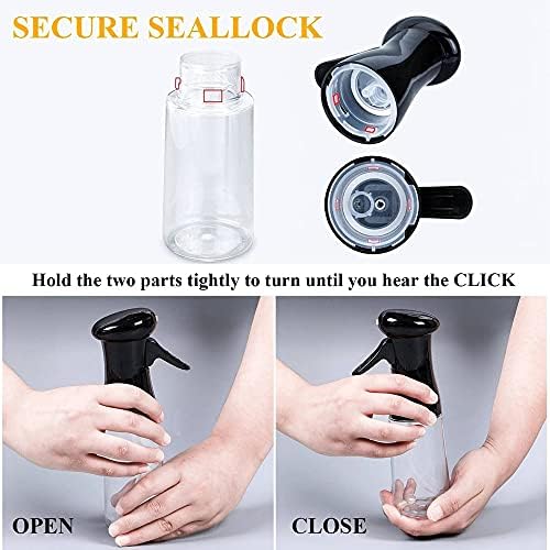 BAQI 1Pc 210ml Oil Sprayer for Cooking, Olive Oil Dispenser Spray Mist Bottle, Portable Reusable Oil Vinegar Spritzer Sprayer Bottles for Air Fryer, Kitchen, Salad, Baking, BBQ, Frying