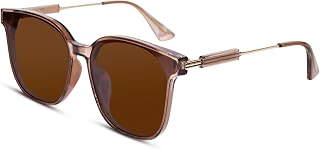 ELINE Luxury Square Sunglasses For Women | Polarized & 100% UV Protected Glasses | Scratch Resistant glasses | Branded Sty... Price In India