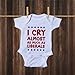 Ink Trendz I Cry Almost As Much As Liberals GOP Funny Republican Funny Baby Onesie, Conservative Baby Outfit OP-2 (White, 3-6 Months)