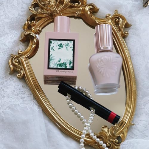 Miroir doré en résine avec surface claire haute définition