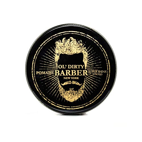 Ol' Dirty Barber Hair Pomade For Men - High Shine Strong Hold Styling Sleek Back - 4oz