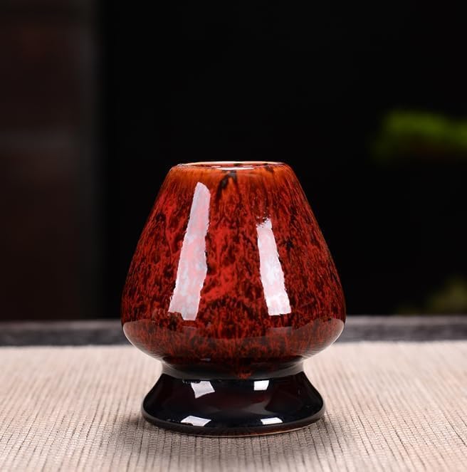 Tea Ceramics, Chasen, Chasen Rest, Ceramic, Matcha Dote, Honjien (A) : Home & Kitchen