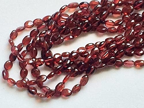 Garnet de Mozambique naturel perles ovales LKBEADS pour création joaillerie