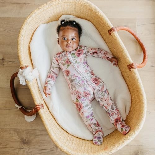Image of Copper Pearl, Deborah Bamboo Zip-Up Footie 3-6 Months