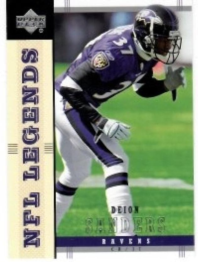 2004 Upper Deck Legends #7 Deion Sanders Baltimore Ravens Football NM-MT