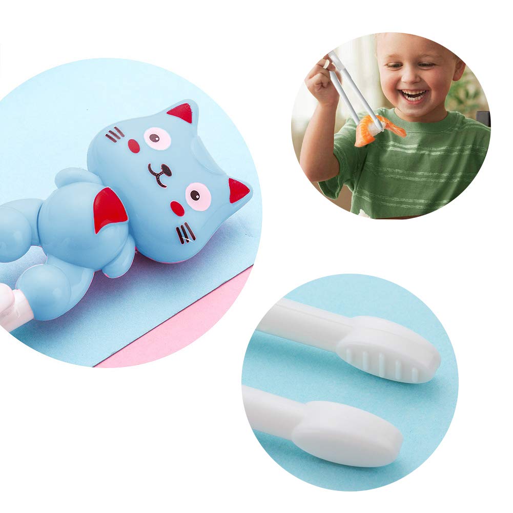 Bacchette Da Allenamento Per Bambini - Con Anelli Assistenti, Design Cartoon Animali - Foto 12