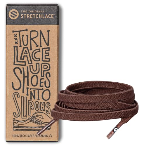 Image of THE ORIGINAL STRETCHLACE Flat Elastic Stretch Shoelaces for Sneakers