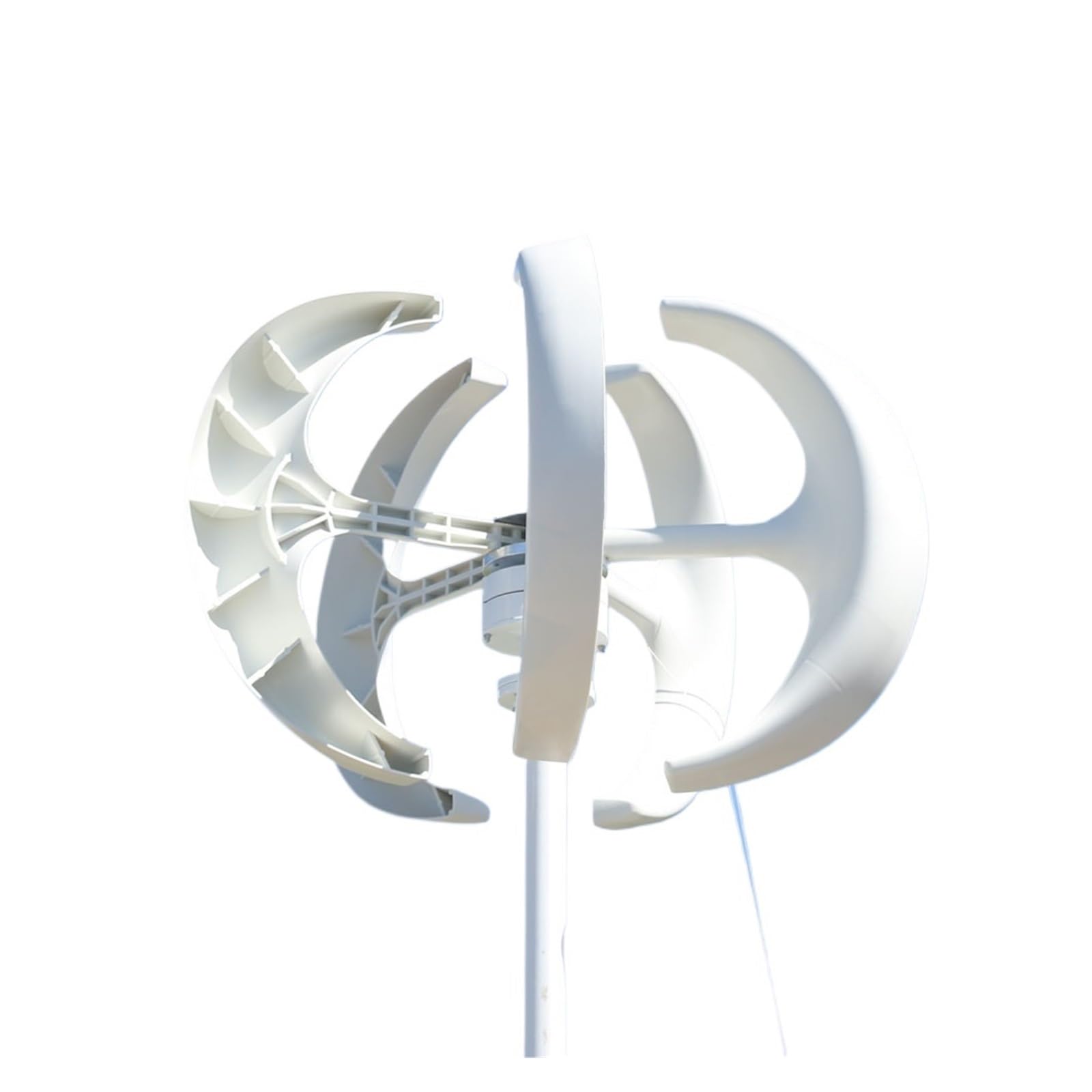 Joliane Bianco 6Kw Free Energy Vertical Maglev Wind Turbine High Nerator 5000W 24V 48V Household Windmill For Home Use(,Onecolor)